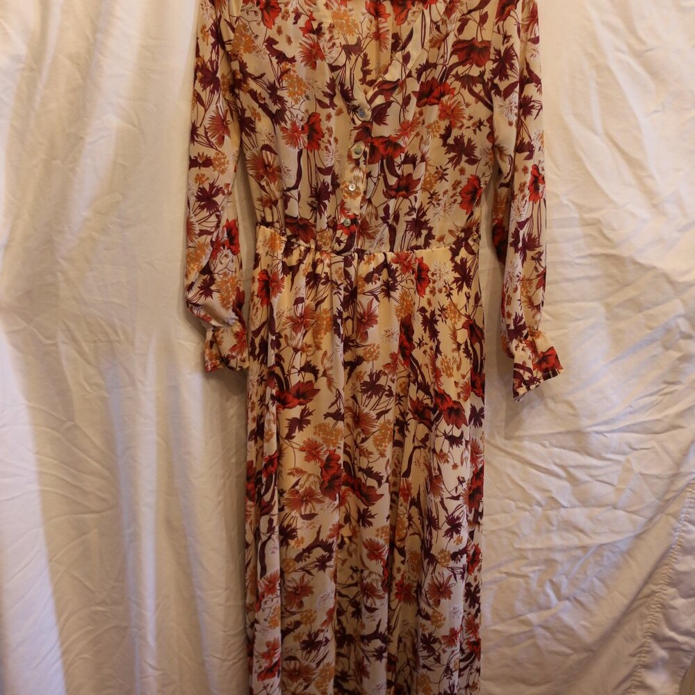 Indigo Rose floral dress.